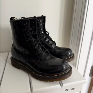 Dr. Martens Patent Leather Boots Sz 7
